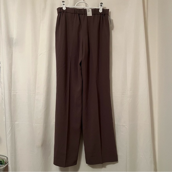 BNWT Aritzia Babaton Clancy Pant Wide Leg Full Length High Rise Size 4 - Picture 7 of 14
